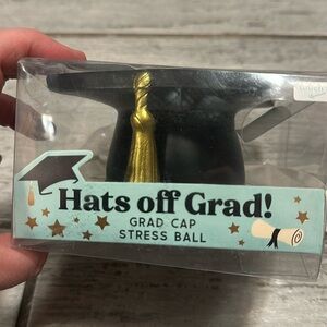 Hats off Grad Stress Ball Graduation Cap